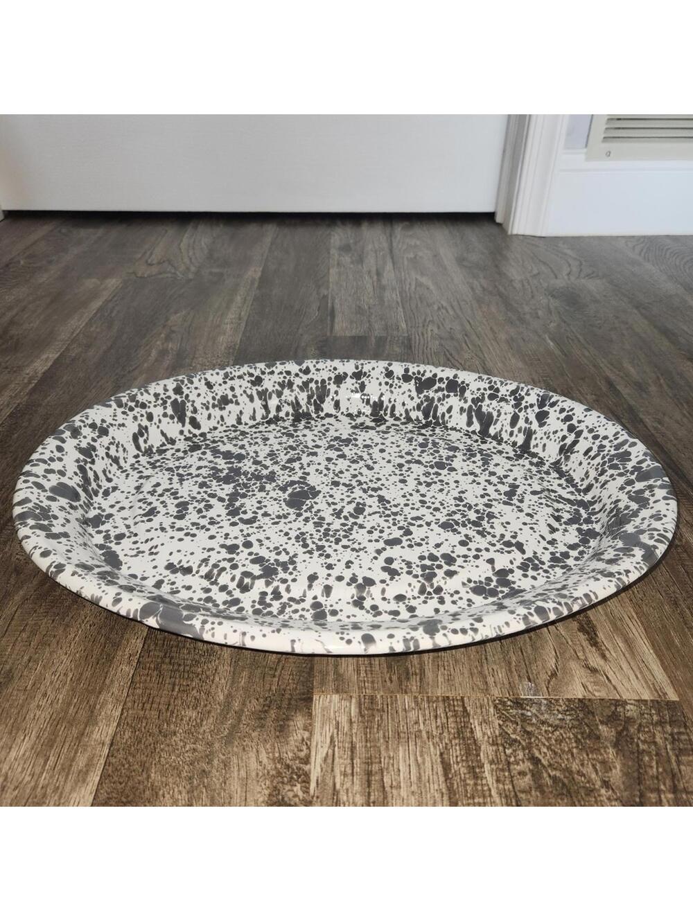 Crow Canyon Grey Marble Oval Platter